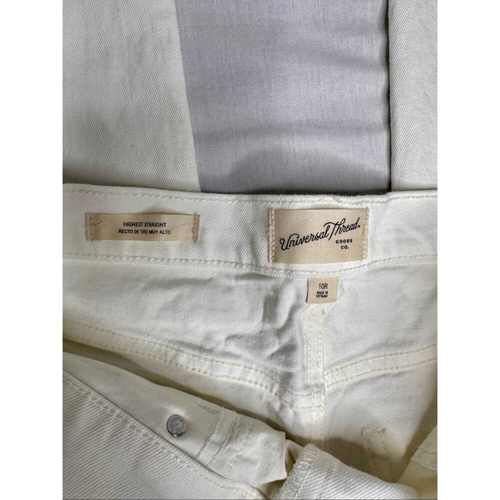 Universal Thread NWT white highest rise straight … - image 7